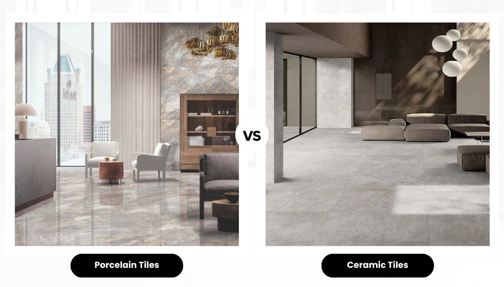 Porcelain Tiles vs. Ceramic Tiles: Understanding the Differences